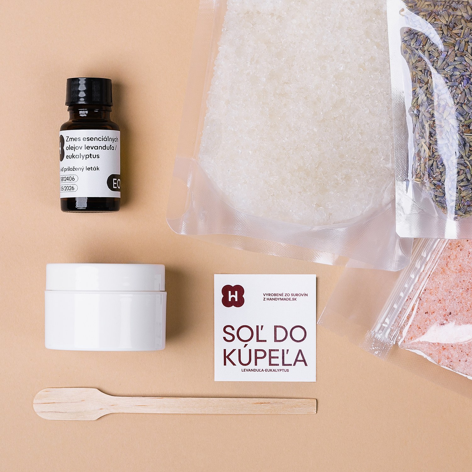 Fürdősó Levendula Eukaliptusz kreatív készlet
