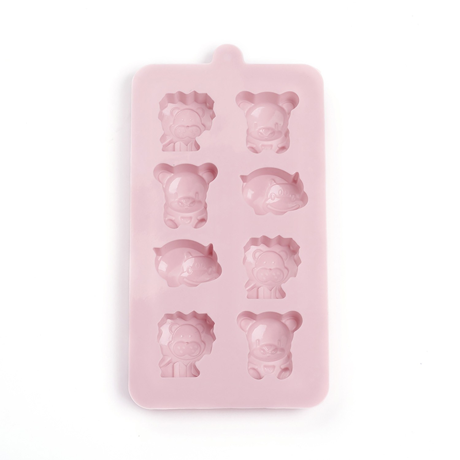 Moule en silicone pour savon Animaux sauvages 8 cavités