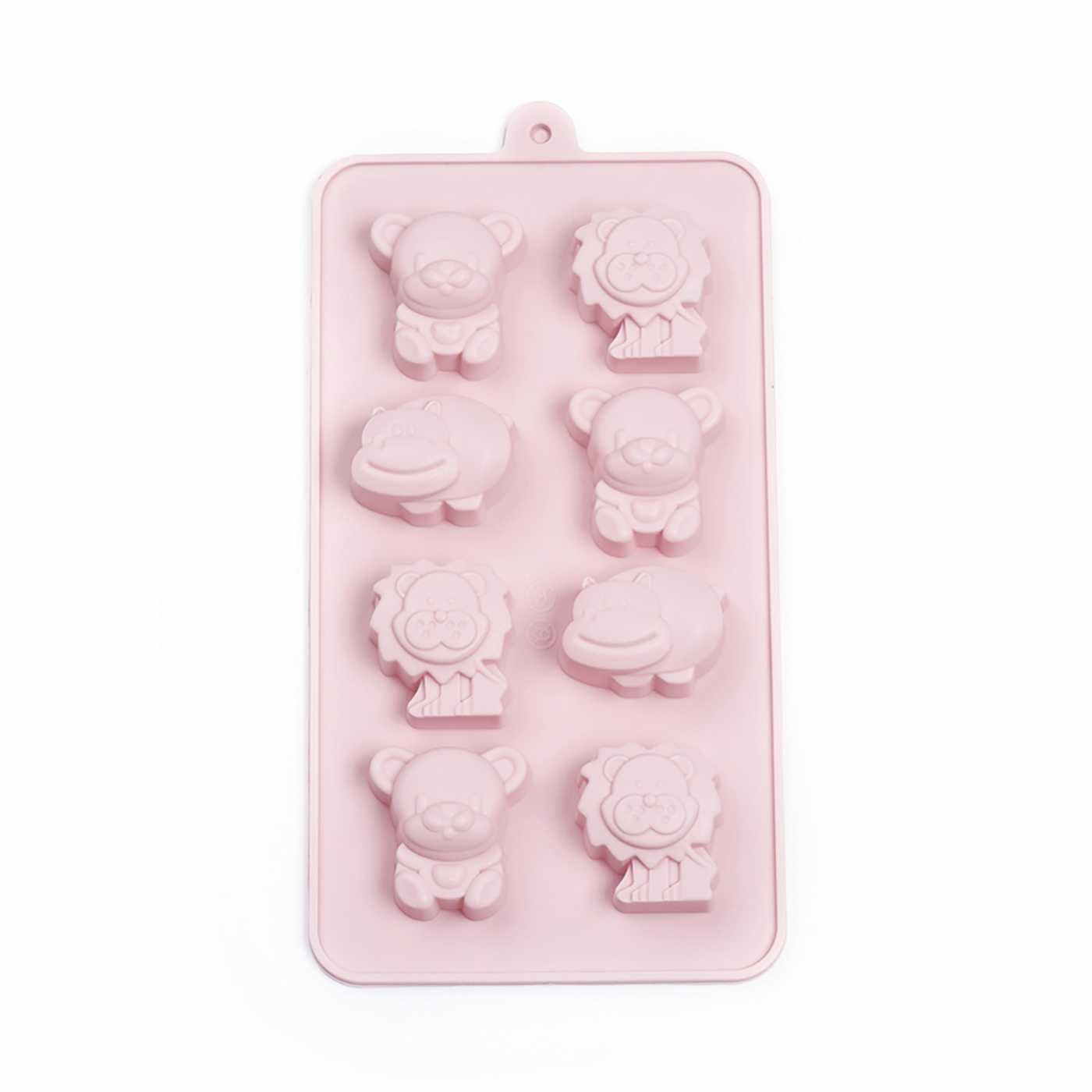 Moule en silicone pour savon Animaux sauvages 8 cavités