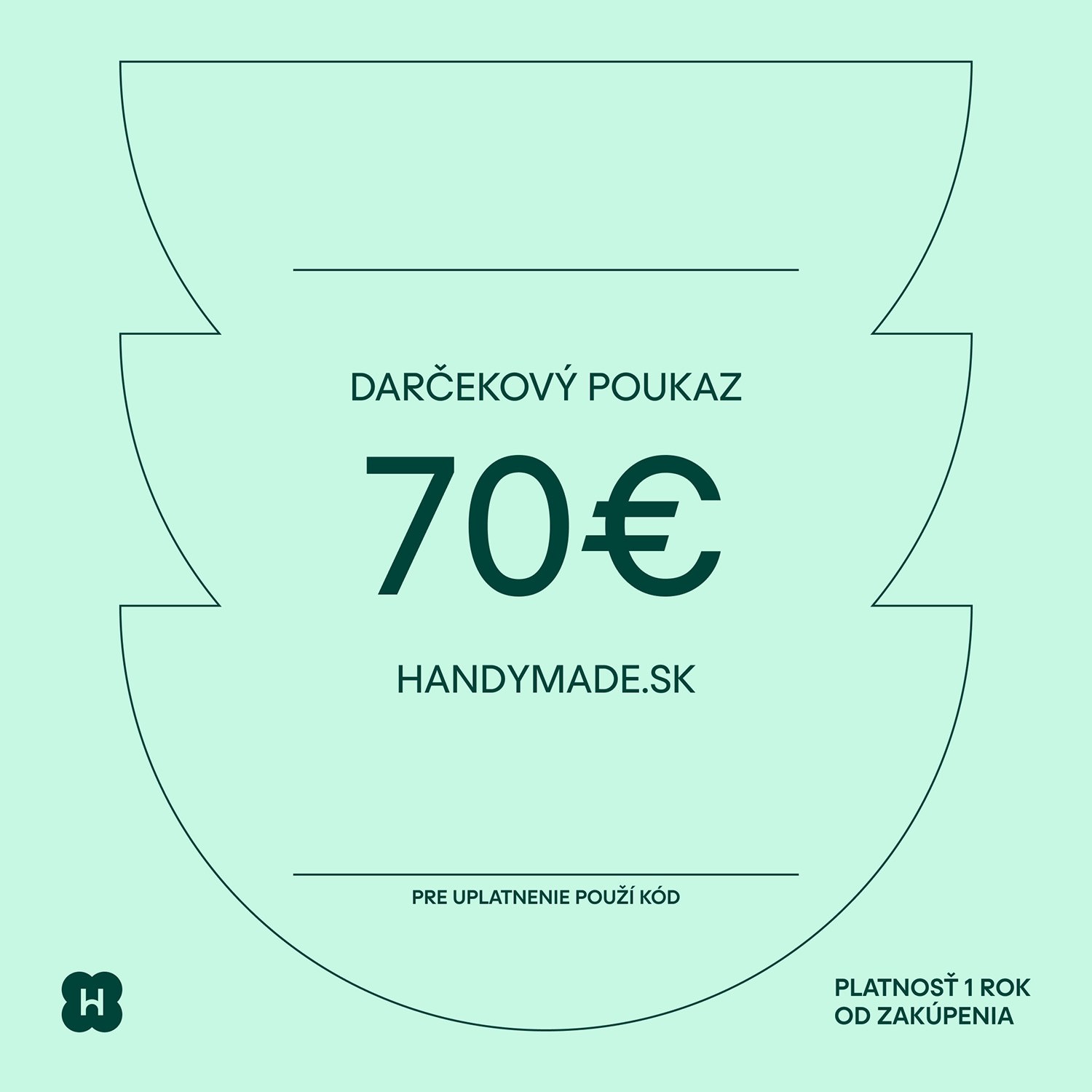 Dárkový poukaz 70 €
