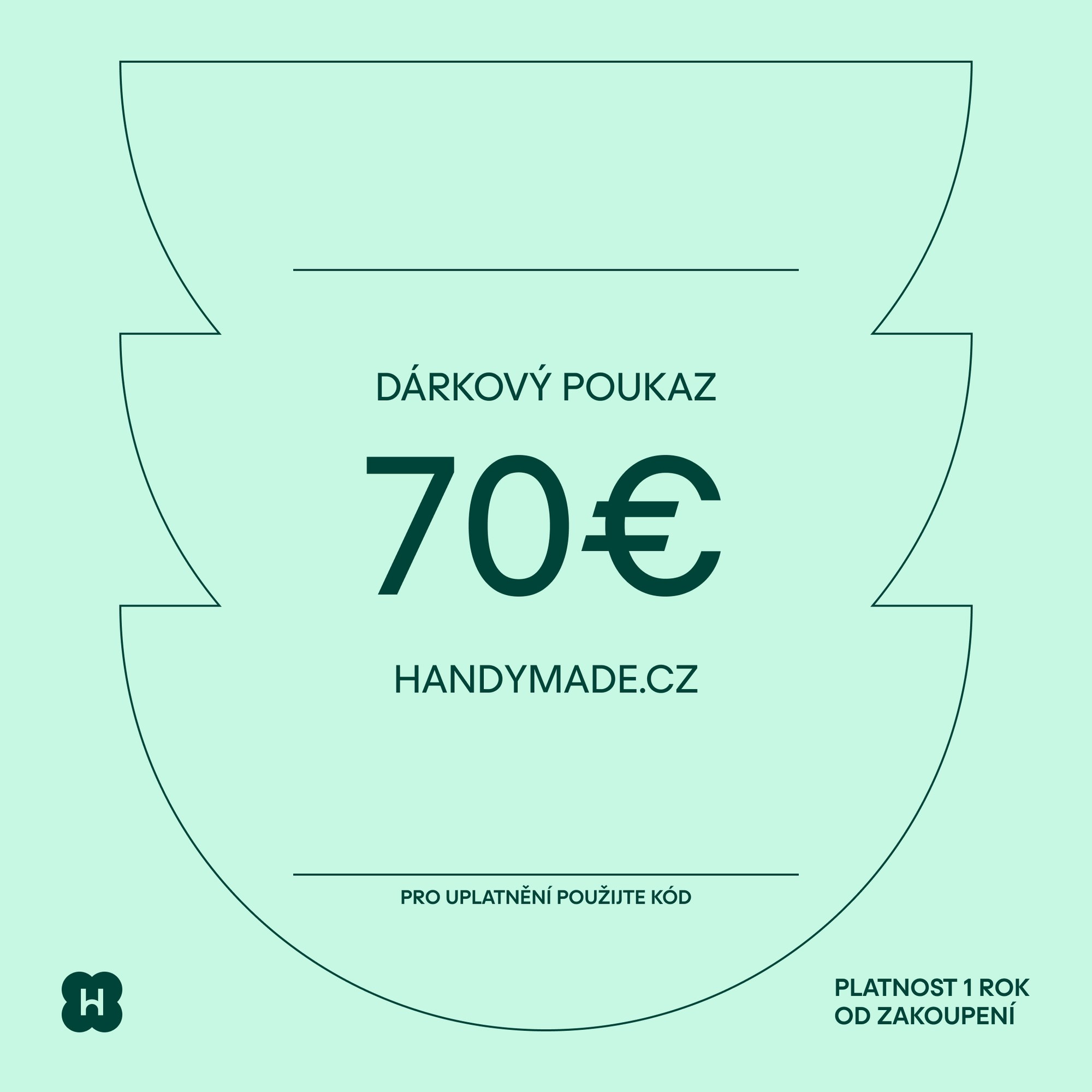 Dárkový poukaz 70 €