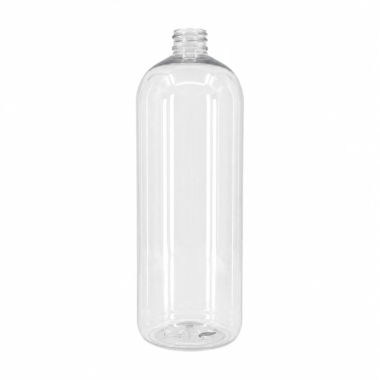 Plastová fľaša, priehľadná oblá, 28/410, 1000 ml