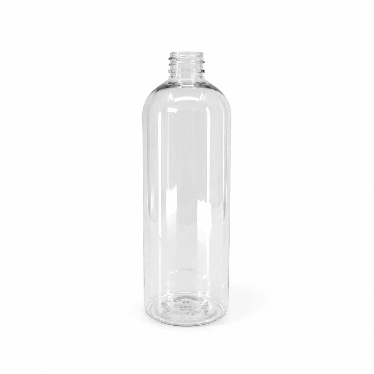 Plastová fľaša, priehľadná oblá, 28/410, 500 ml