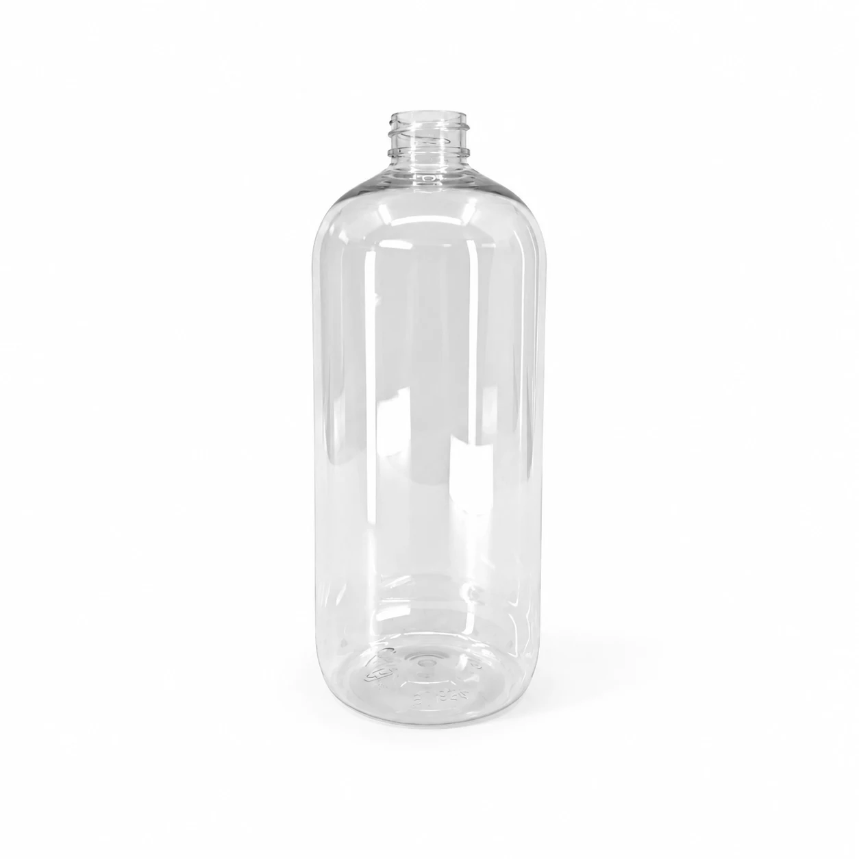 Plastová fľaša, priehľadná oblá, 28/410, 750 ml