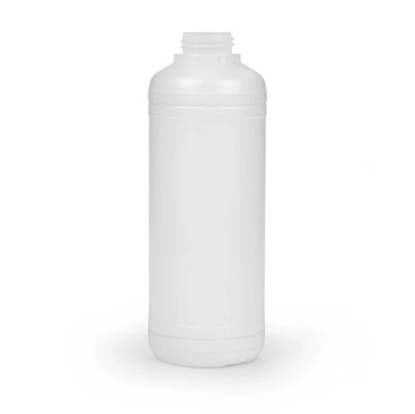 Kunststoffflasche HDPE, transparent, 1000 ml