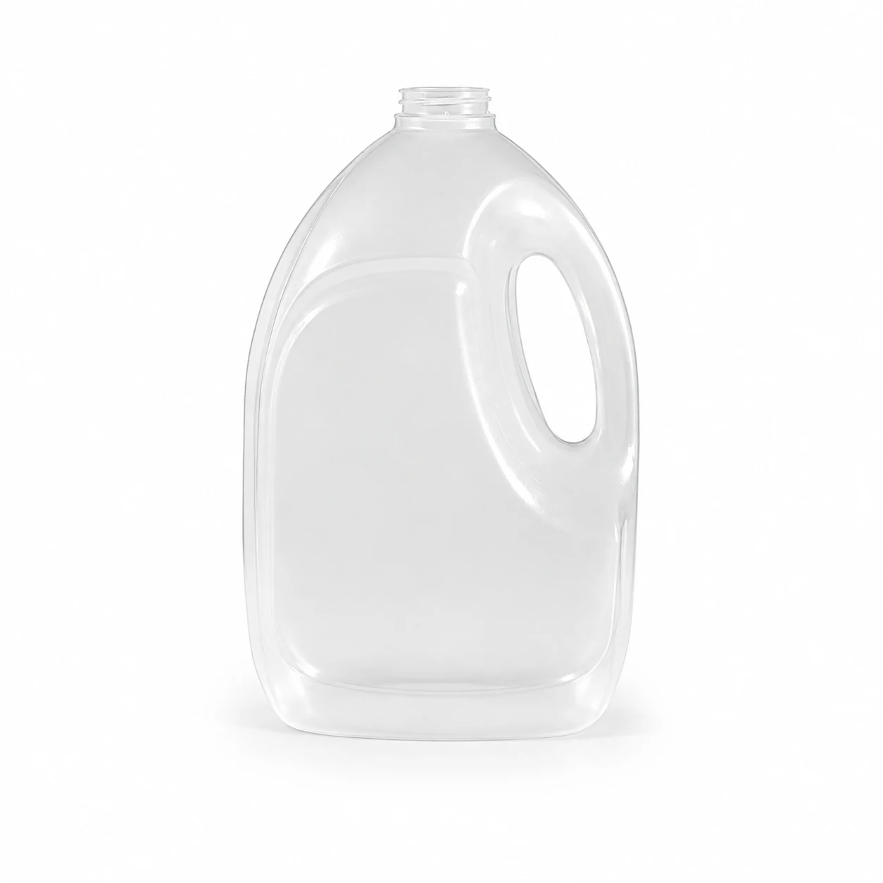 Flacon plastique avec entonnoir DUO, transparent, 3 l