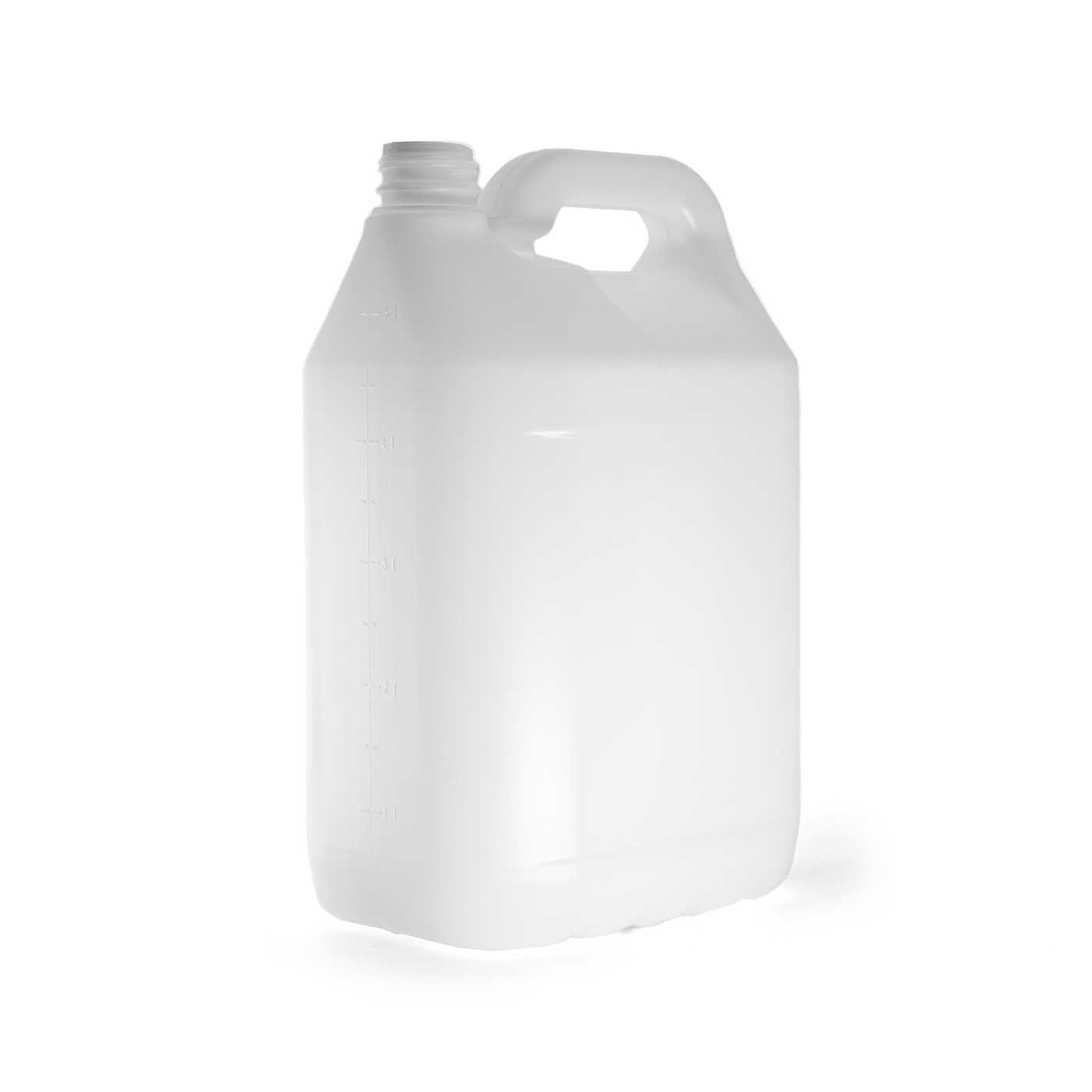 Kunststoffkanister, transparent, mit Skala, 5 l