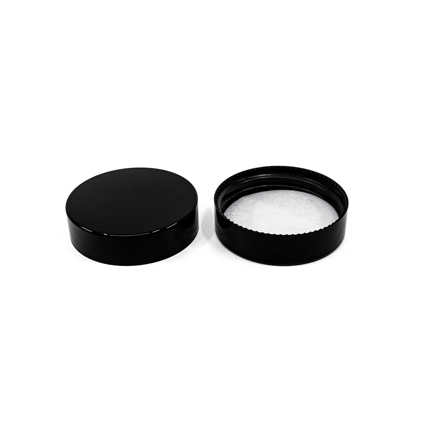 Black Plastic Lid, 56 mm