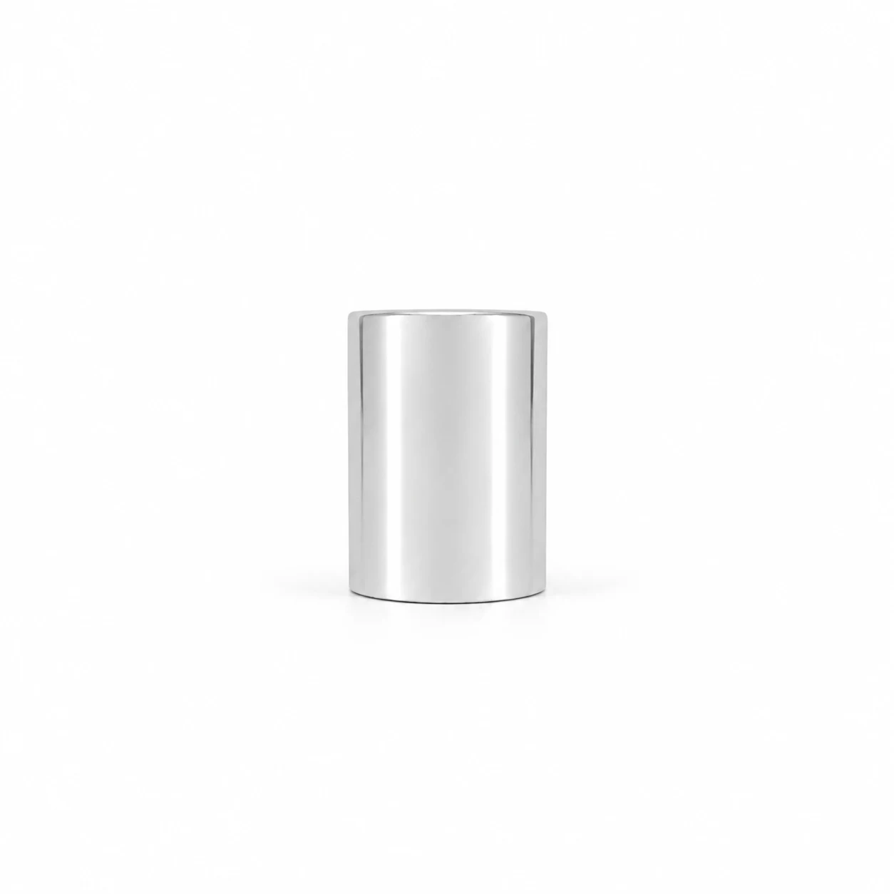 Silver Plastic Cap for Roll-On Bottle