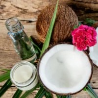 Fractionated coconut oil
