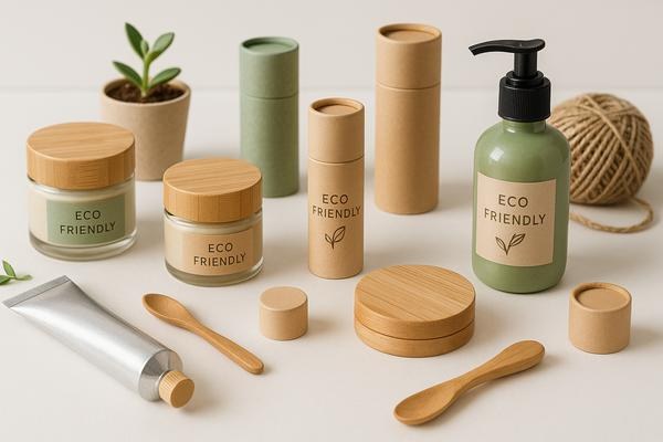 Cosmetic label with marketing claims such as natural and chemical-free