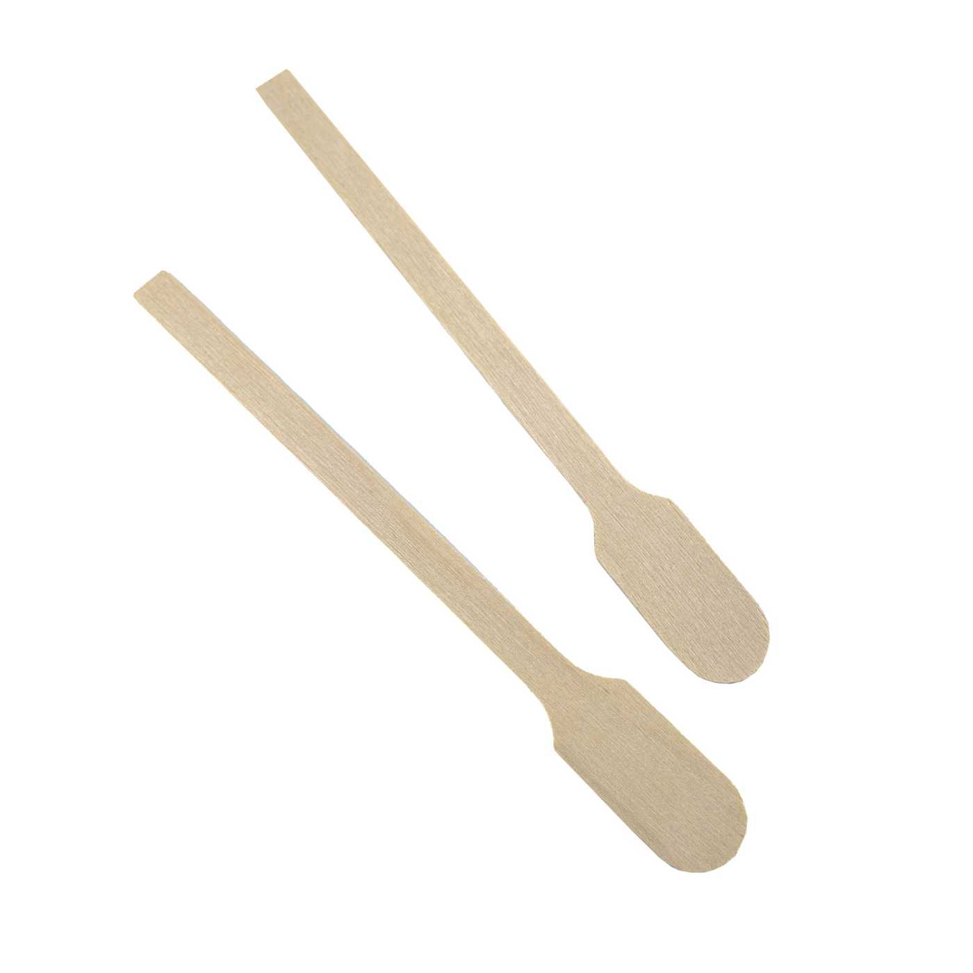 Dřevěná míchací špachtle, délka 11 cm, 10 ks