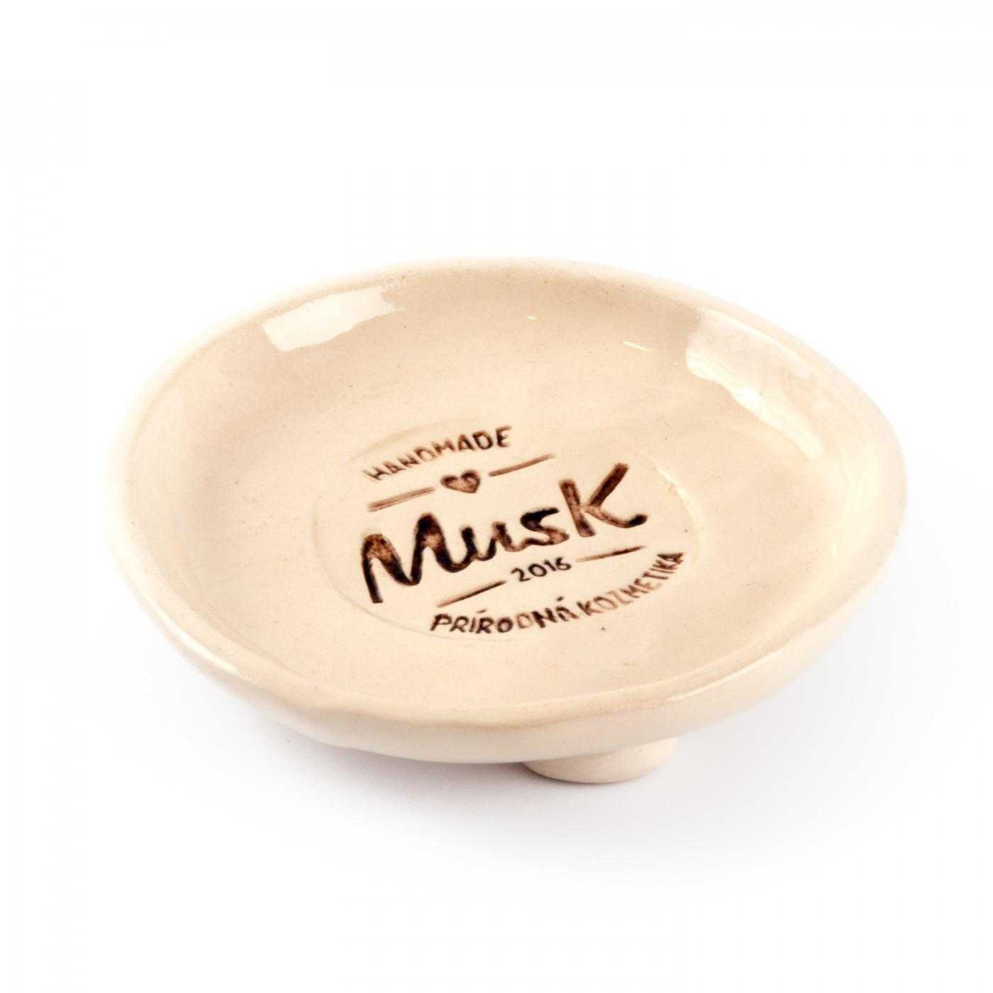 Ceramic Shampoo Dish, Musk