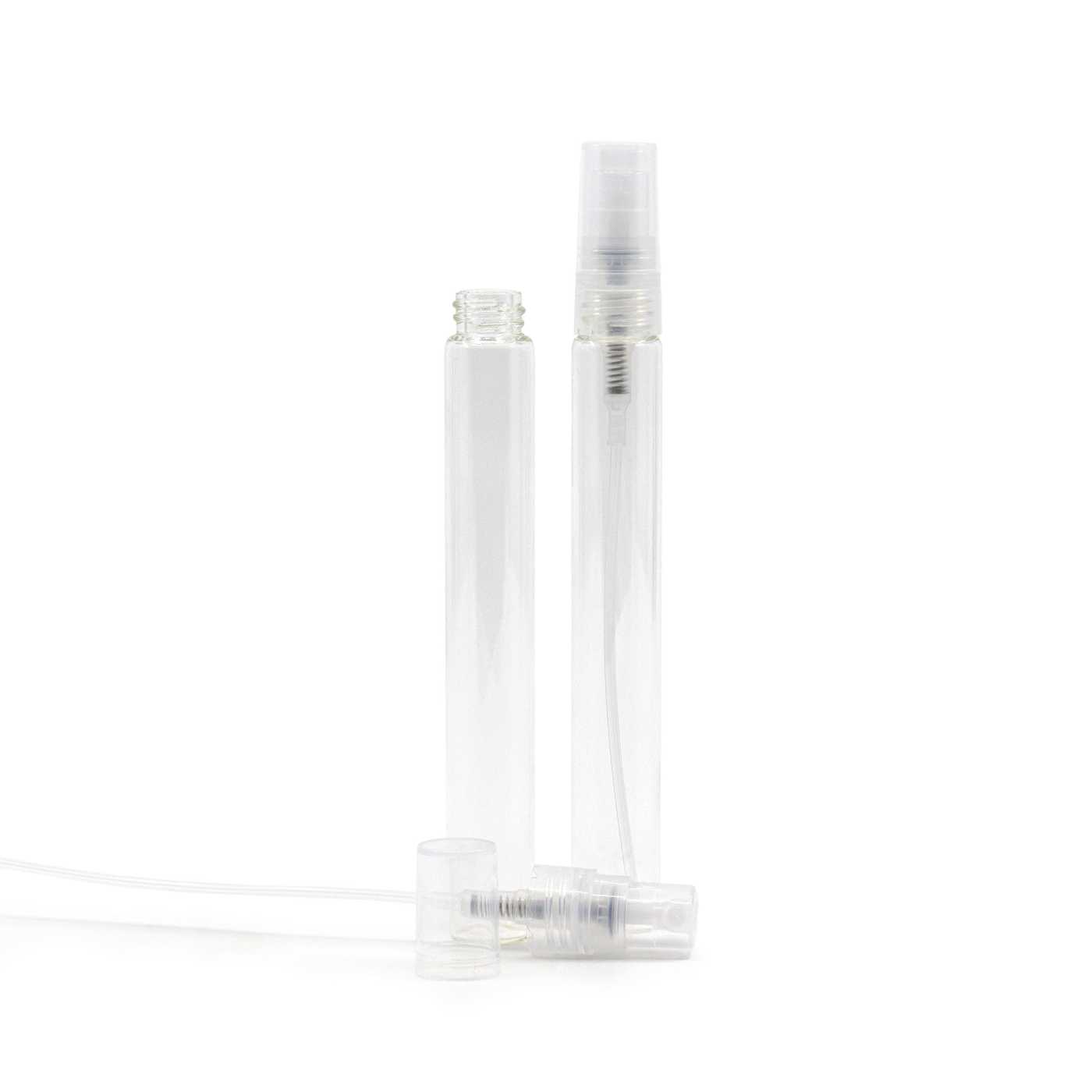 Flacon vaporisateur de parfum en verre 10 ml transparent