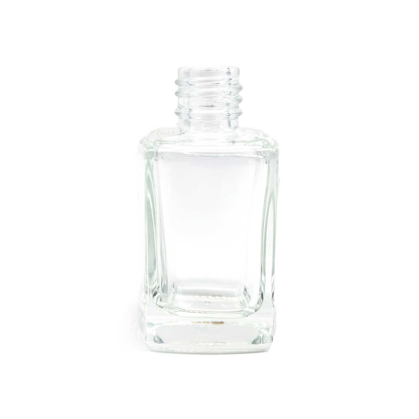 Butelka szklana przezroczysta, kwadratowa, 13/410, 10 ml