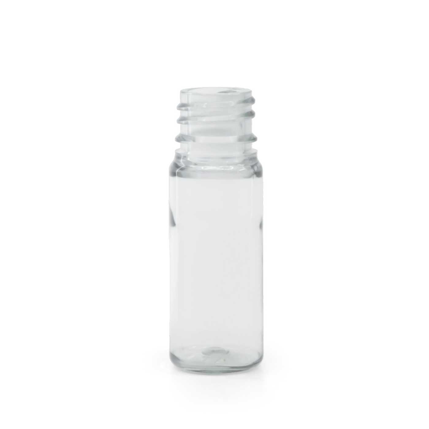 Flacon en plastique transparent 10 ml