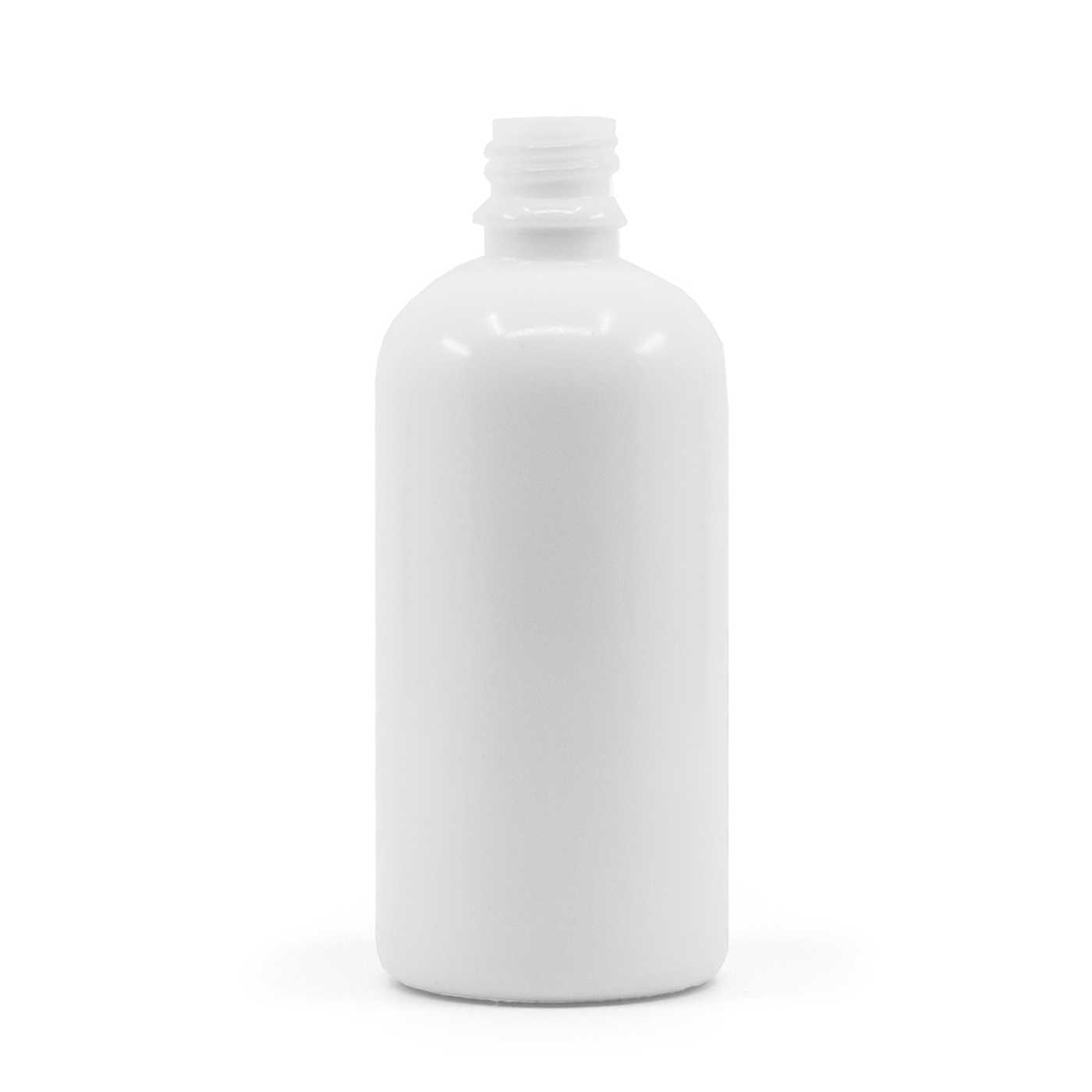 Butelka szklana apteczna, biała, 100 ml