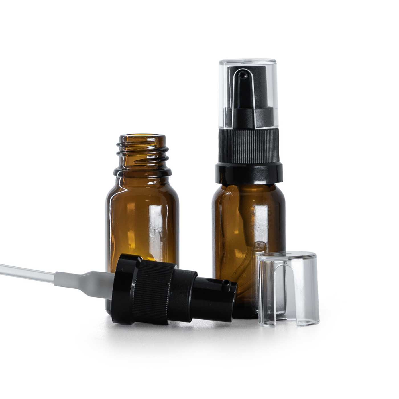 Butelka szklana apteczna, dozownik do olejów, 10 ml