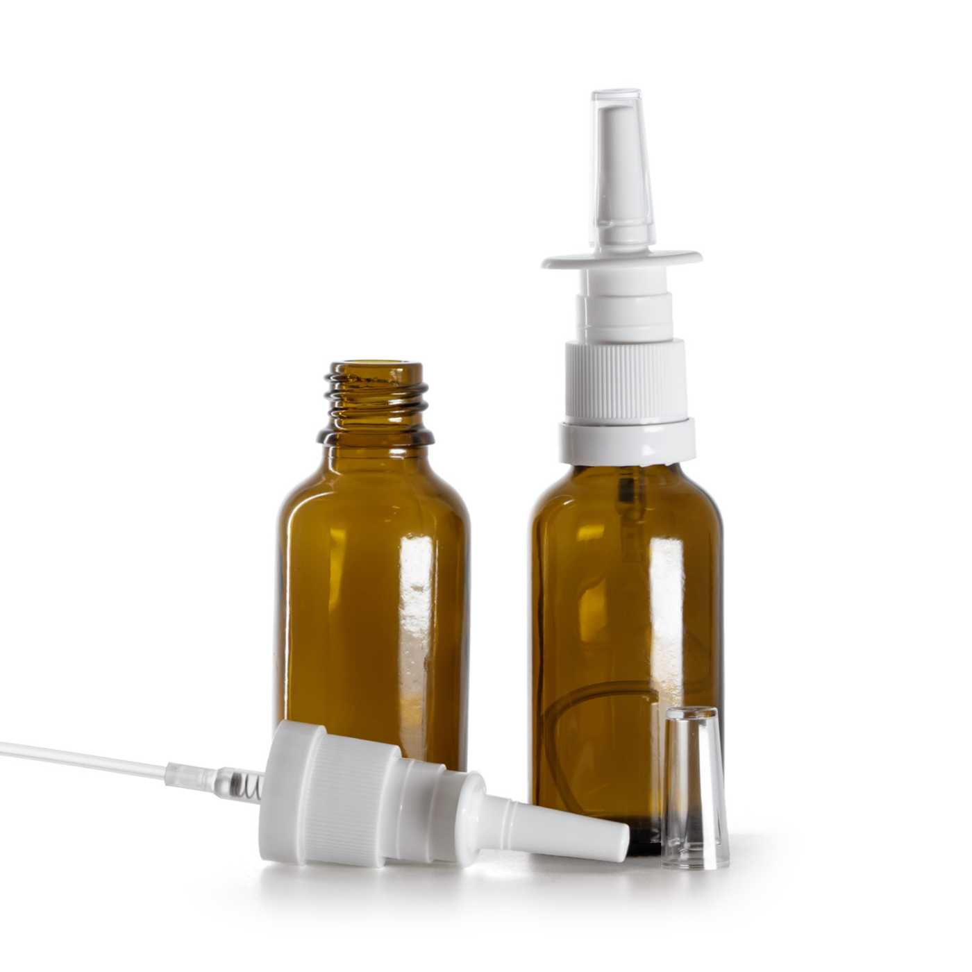 Butelka szklana apteczna, spray do nosa, 30 ml