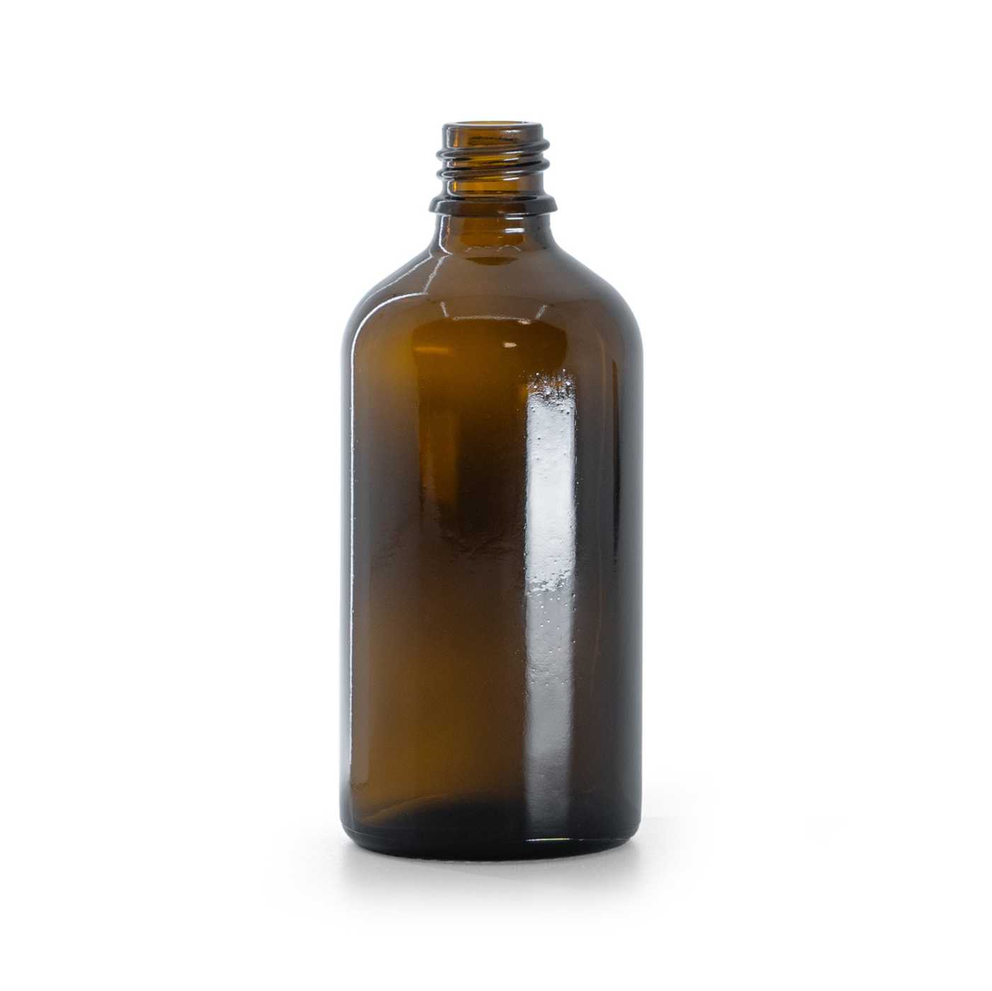Flacon en verre ambré, 100 ml