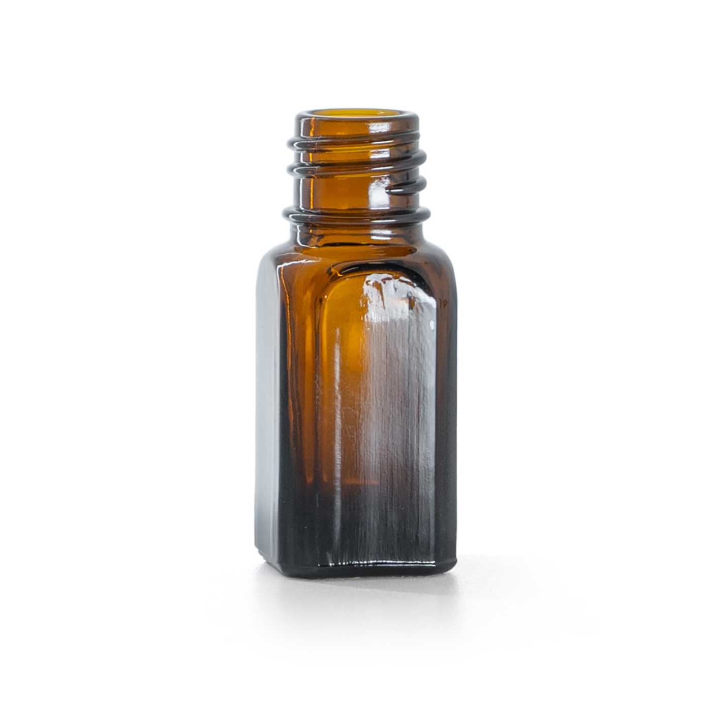 Eckige Braunglasflasche 10 ml 221 Stk