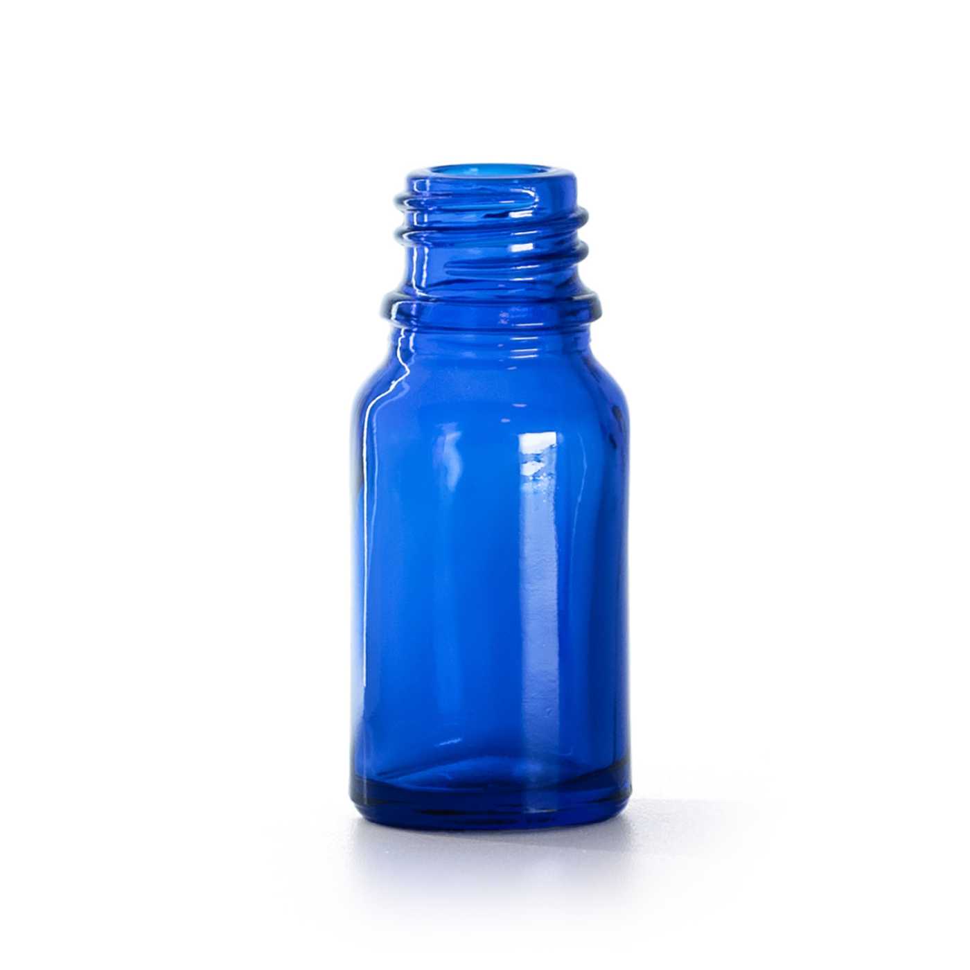 Butelka szklana apteczna, niebieska, 10 ml