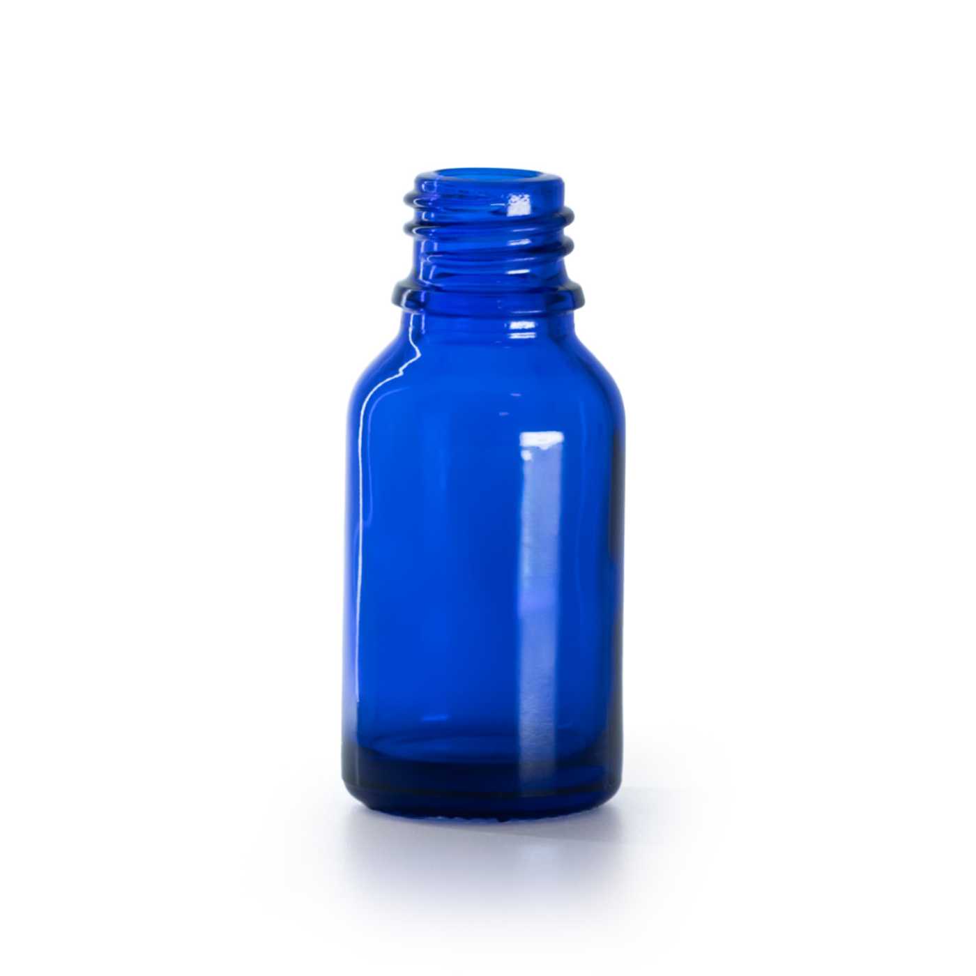 Flacon en verre bleu 15 ml 156 pcs