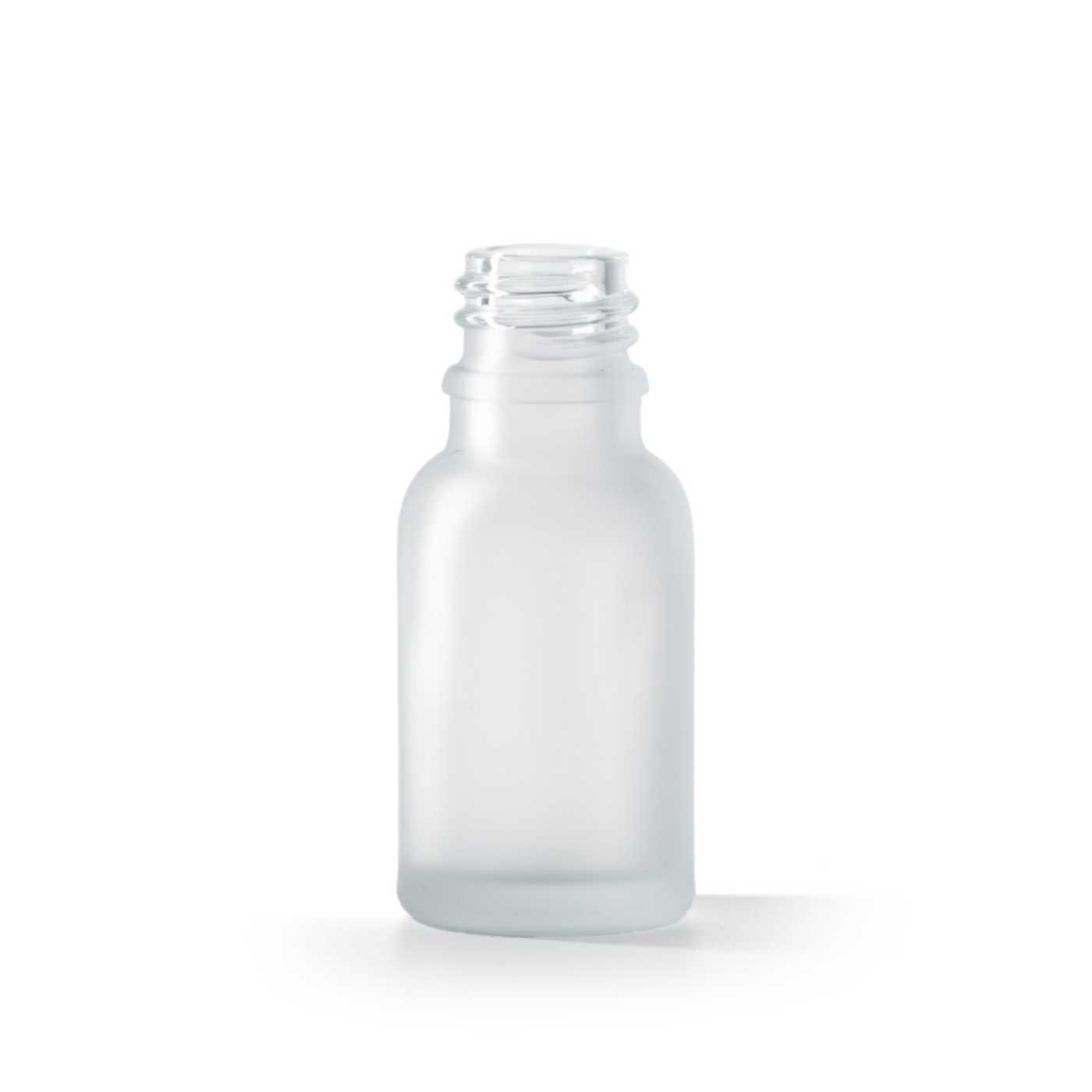 Butelka szklana przezroczysta mleczna, 18 mm, 15 ml, opakowanie 468 szt.