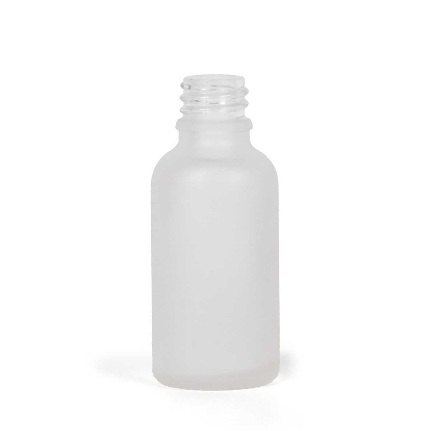 Butelka szklana przezroczysta mleczna, 18 mm, 30 ml