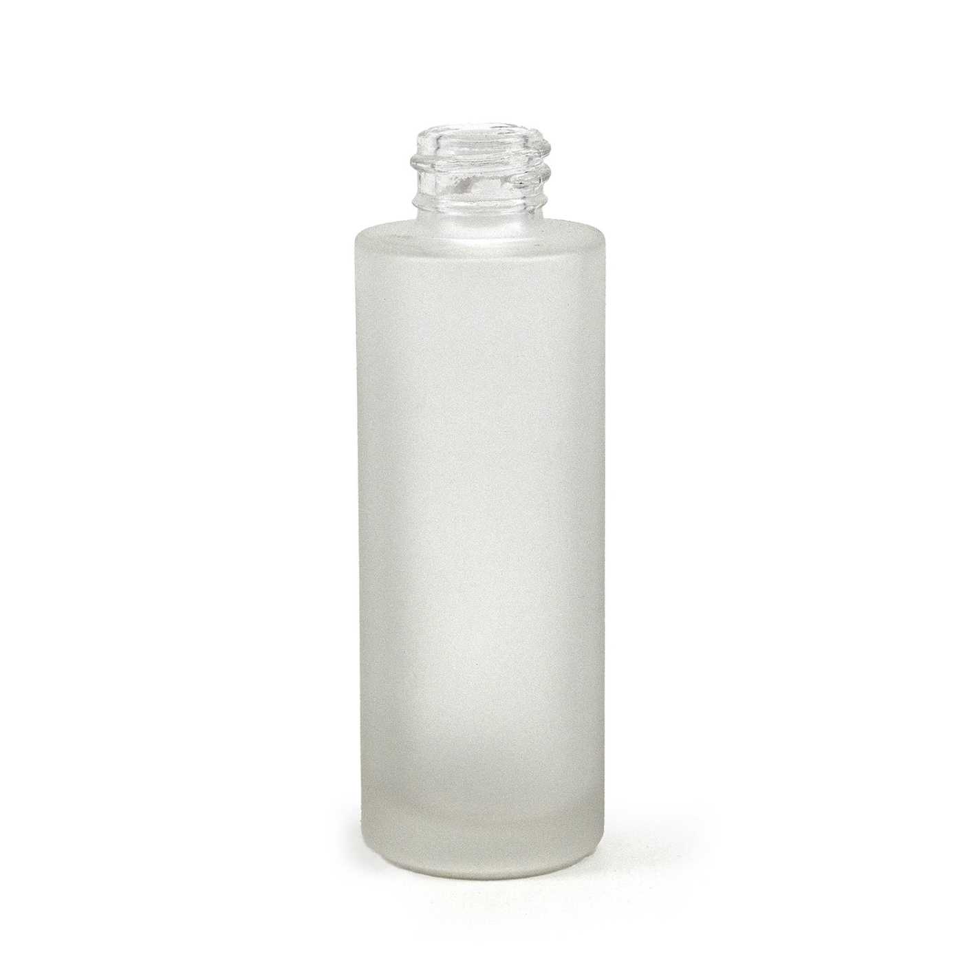 Flacon en verre dépoli, transparent, haut, 18/400, 30 ml