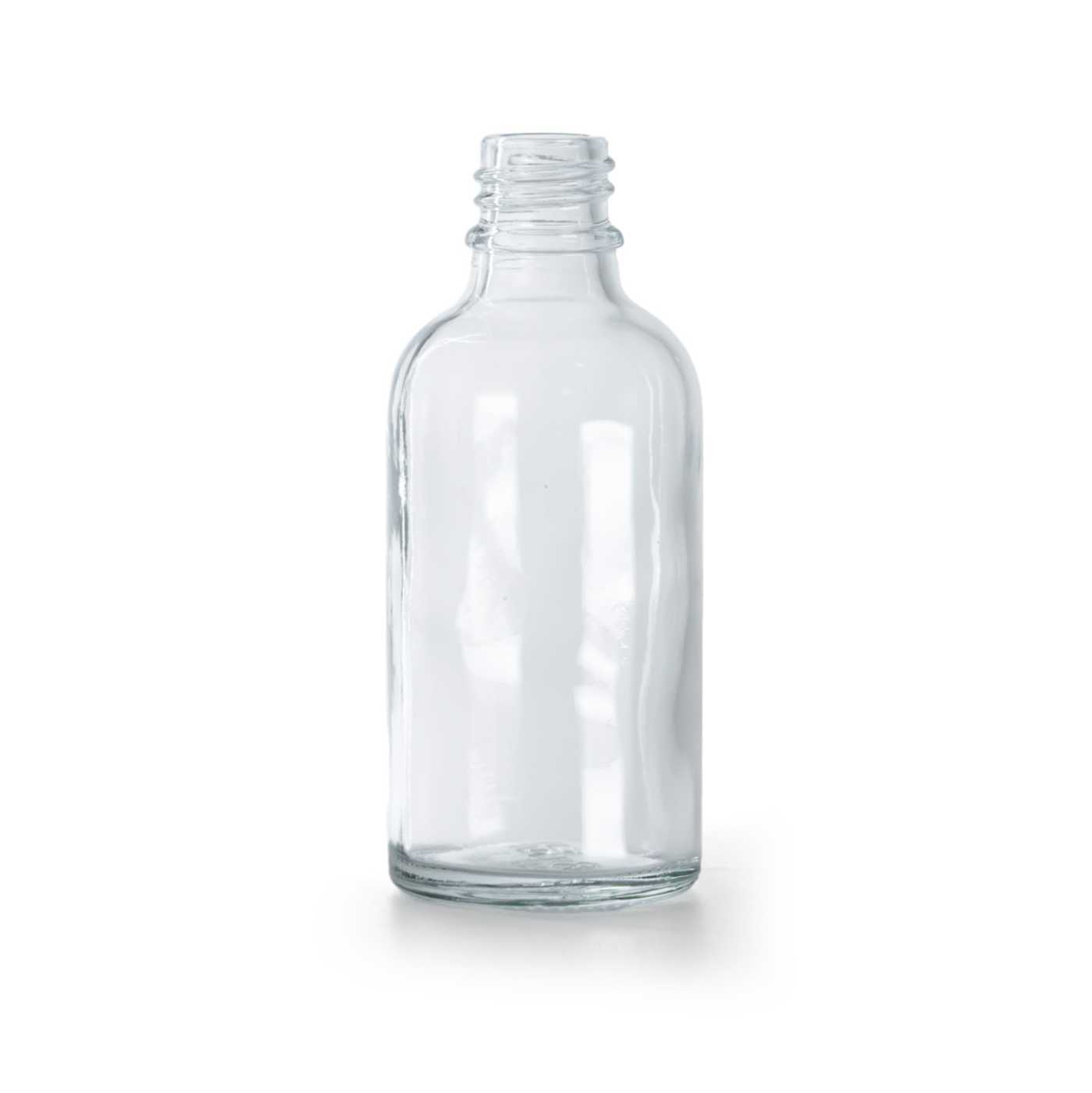 Butelka szklana przezroczysta, 18 mm, 50 ml, 99 szt.
