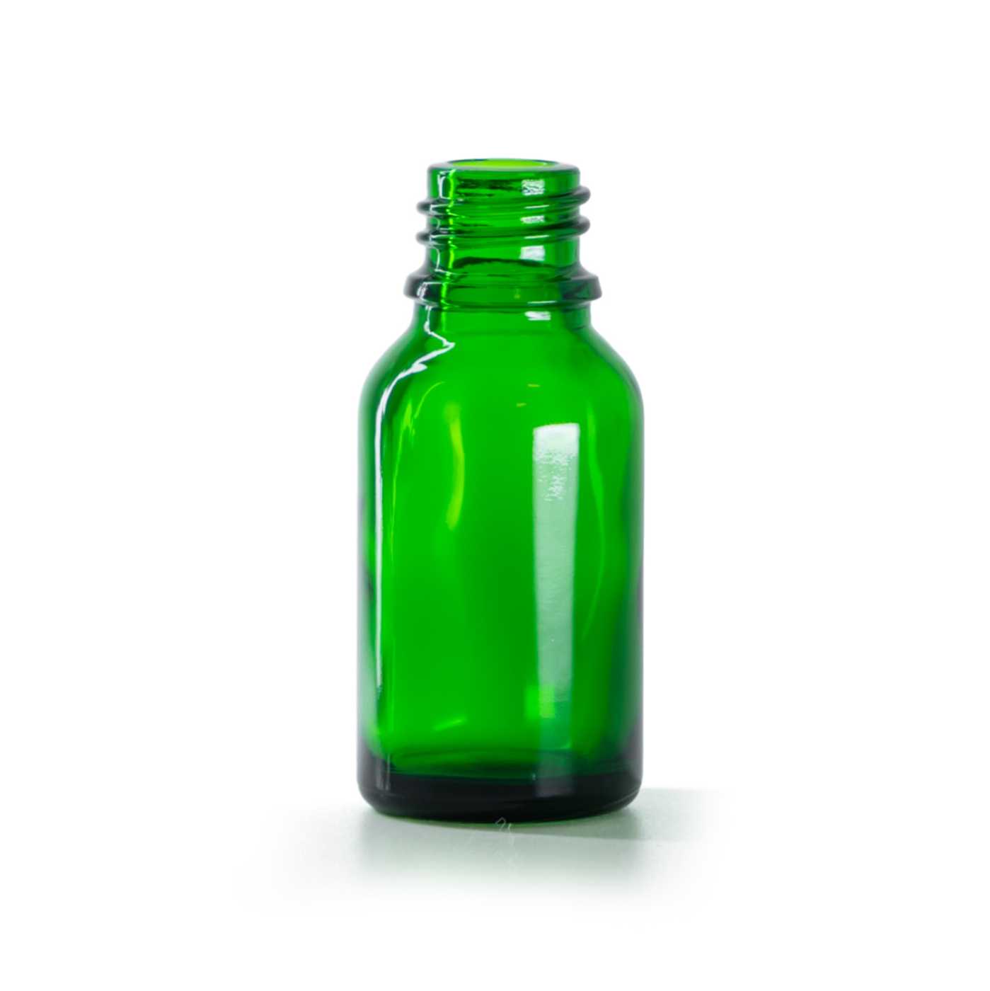 Zöld üvegpalack, 15 ml, 156 db