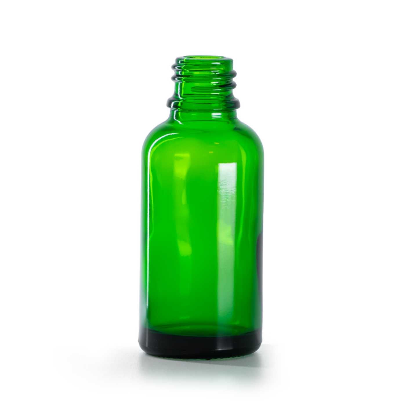 Zöld üvegpalack 30 ml 18 mm