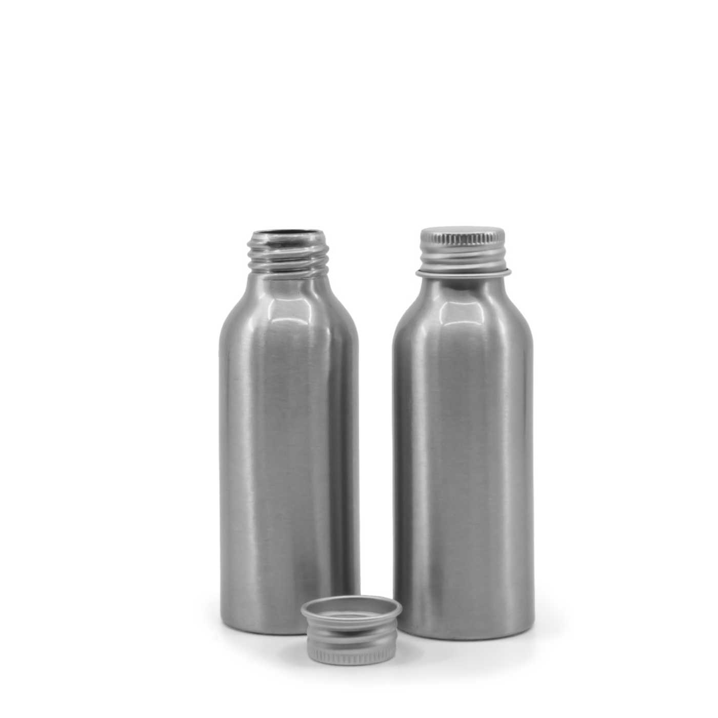 Alumínium üvegcse alumínium kupakkal, 100 ml