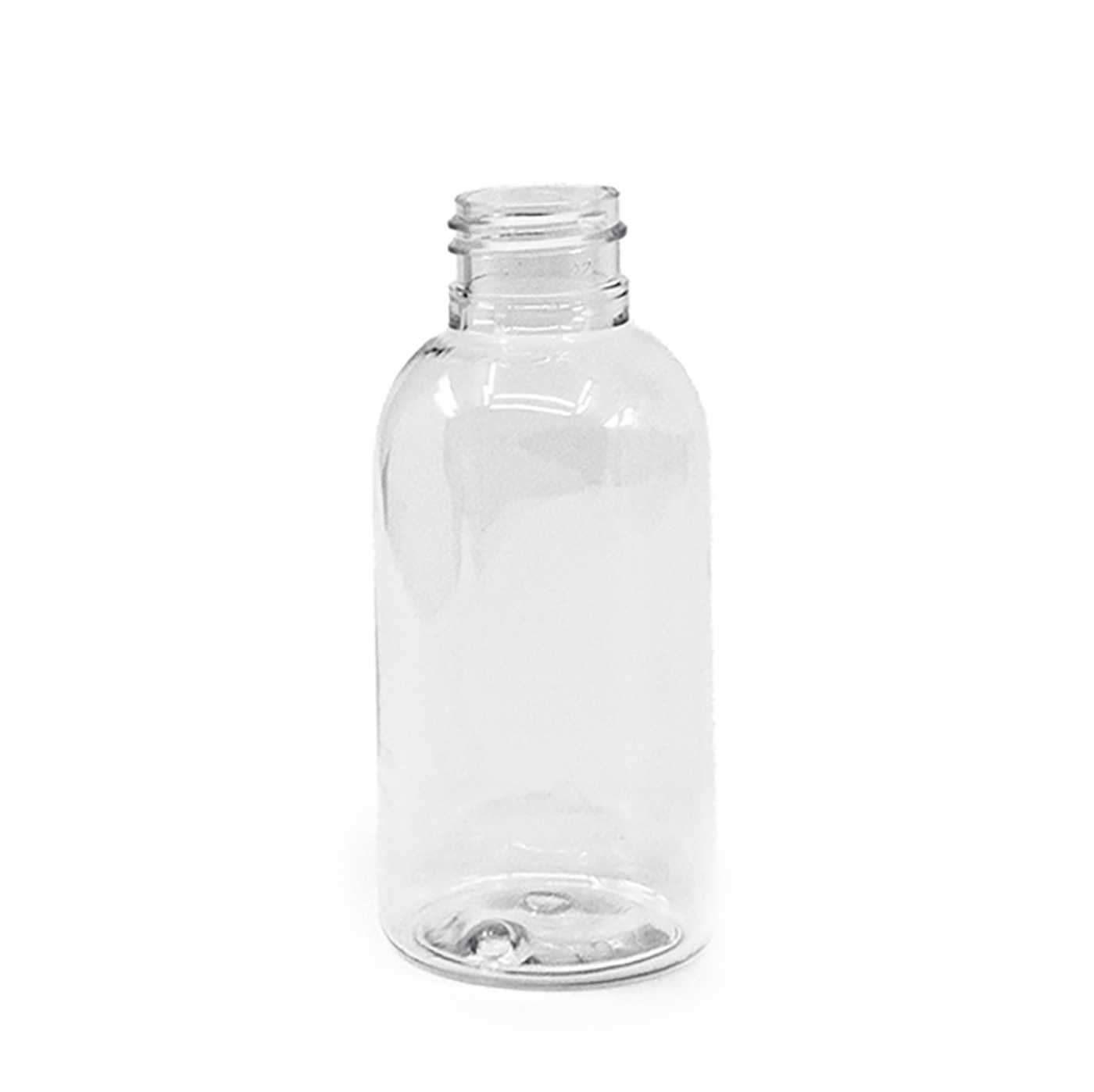 Butelka plastikowa, przezroczysta okrągła, 24/410, 100 ml, bez zamknięcia