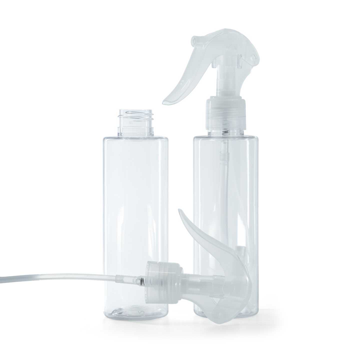 Bouteille en plastique transparente, pulvérisateur à gâchette transparent, 150 ml