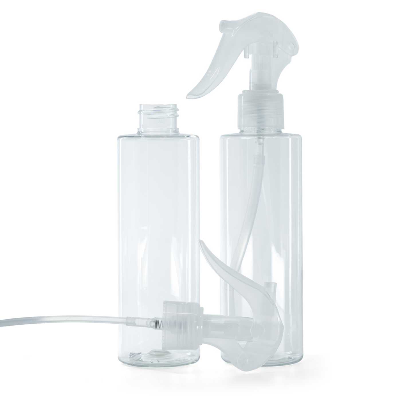 Bouteille en plastique transparente, pulvérisateur à gâchette transparent, 200 ml