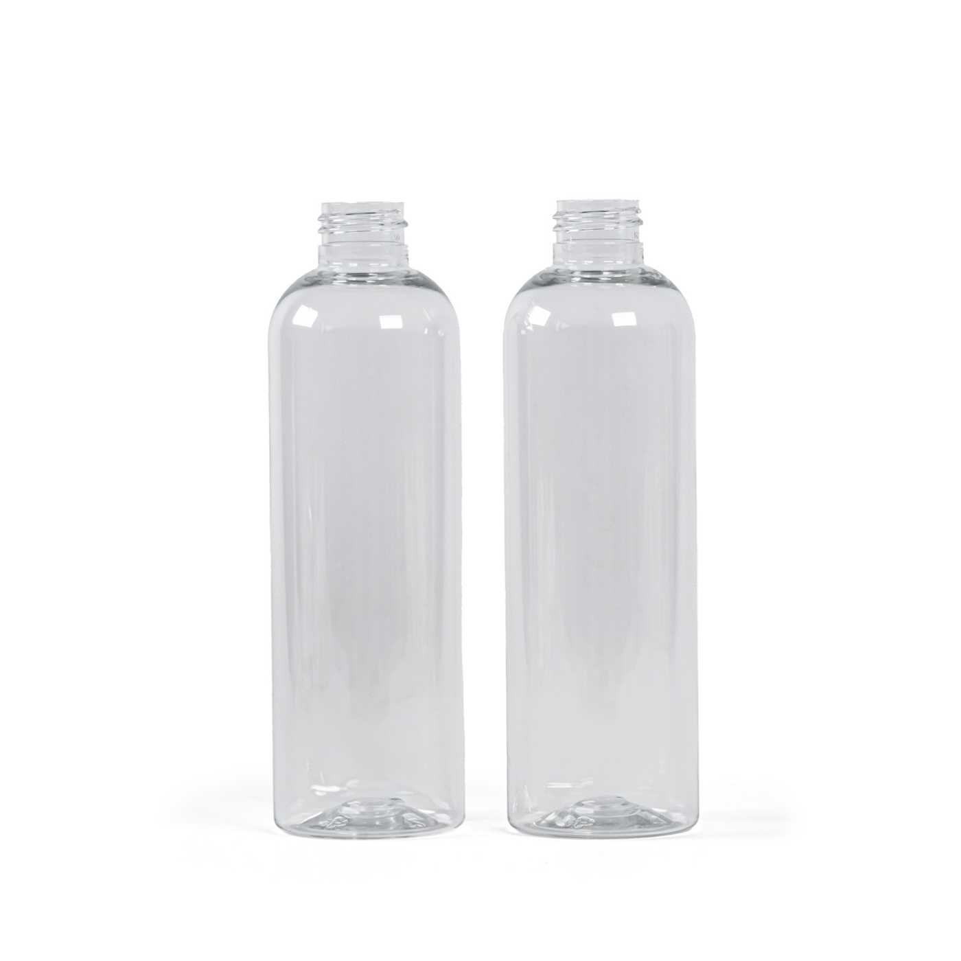 Átlátszó műanyag palack, 250 ml, 180 db