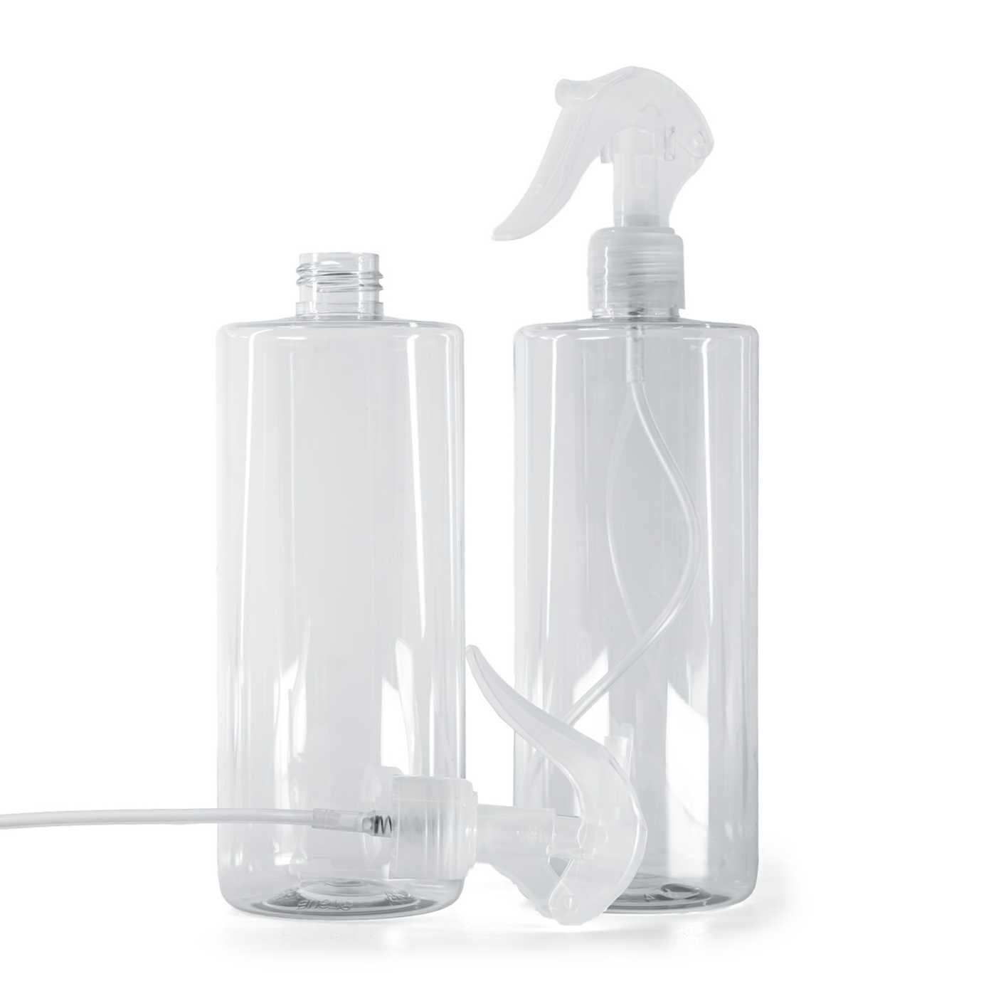 Flacon en plastique transparent, pulvérisateur à gâchette transparent, 500 ml