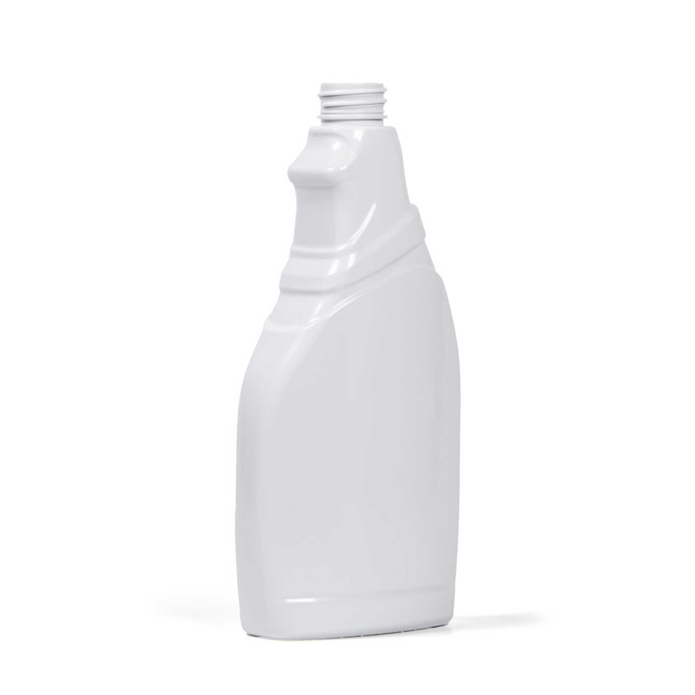 Plastová fľaša na čistiace prostriedky, biela 500 ml