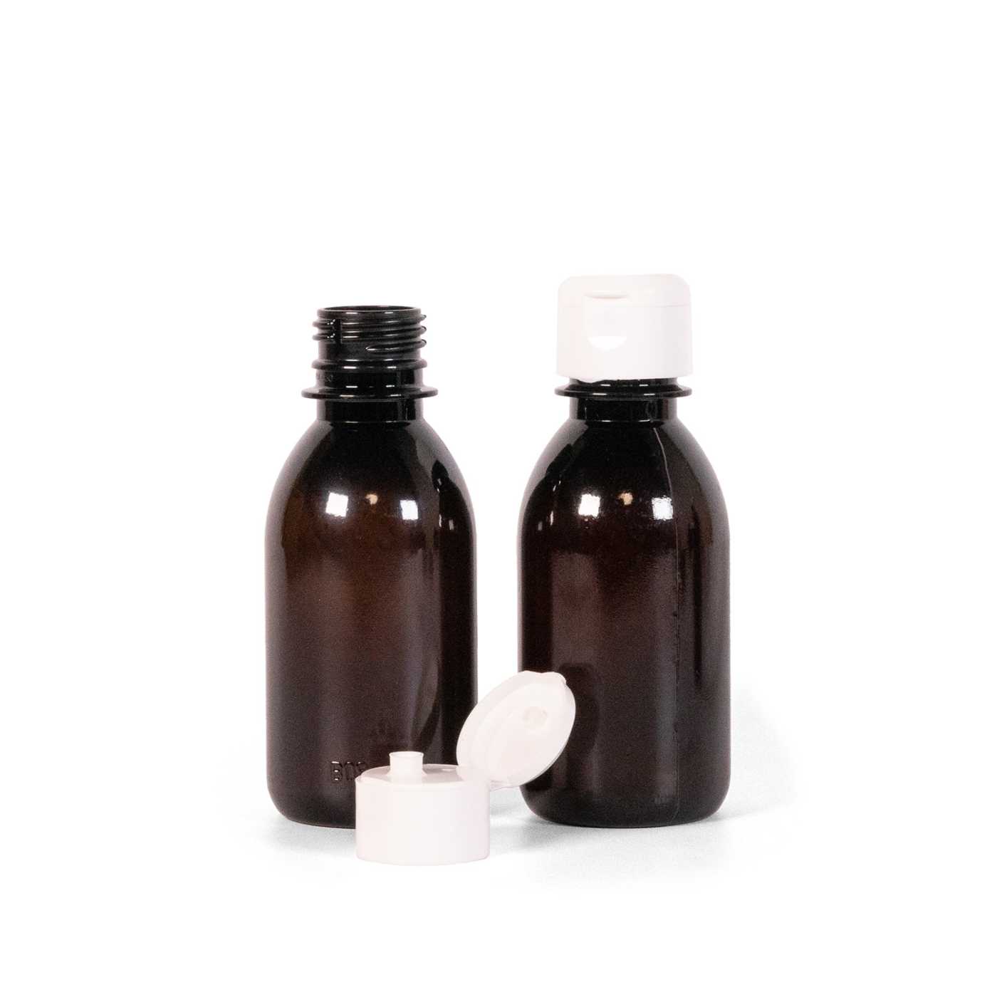 Kunststoffflasche, Flip-Top-Verschluss, 150 ml