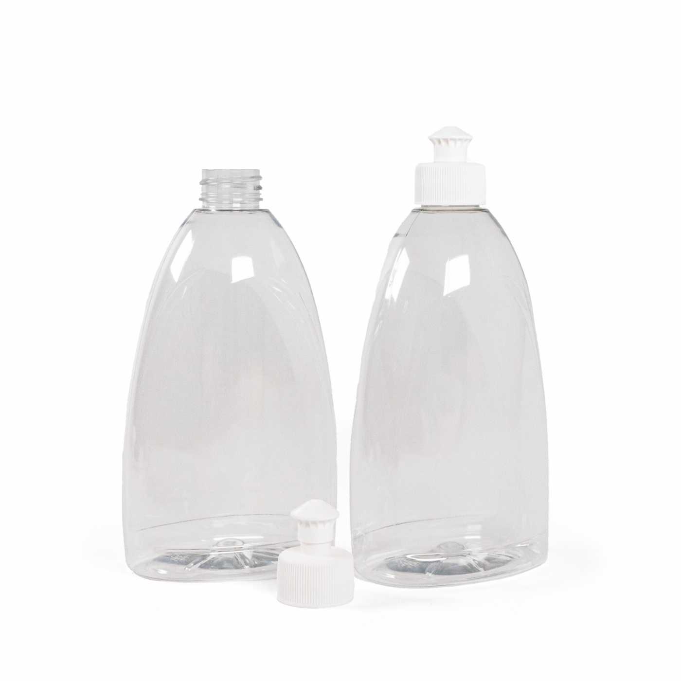 Plastová fľaša na saponát, 500 ml, push-pull