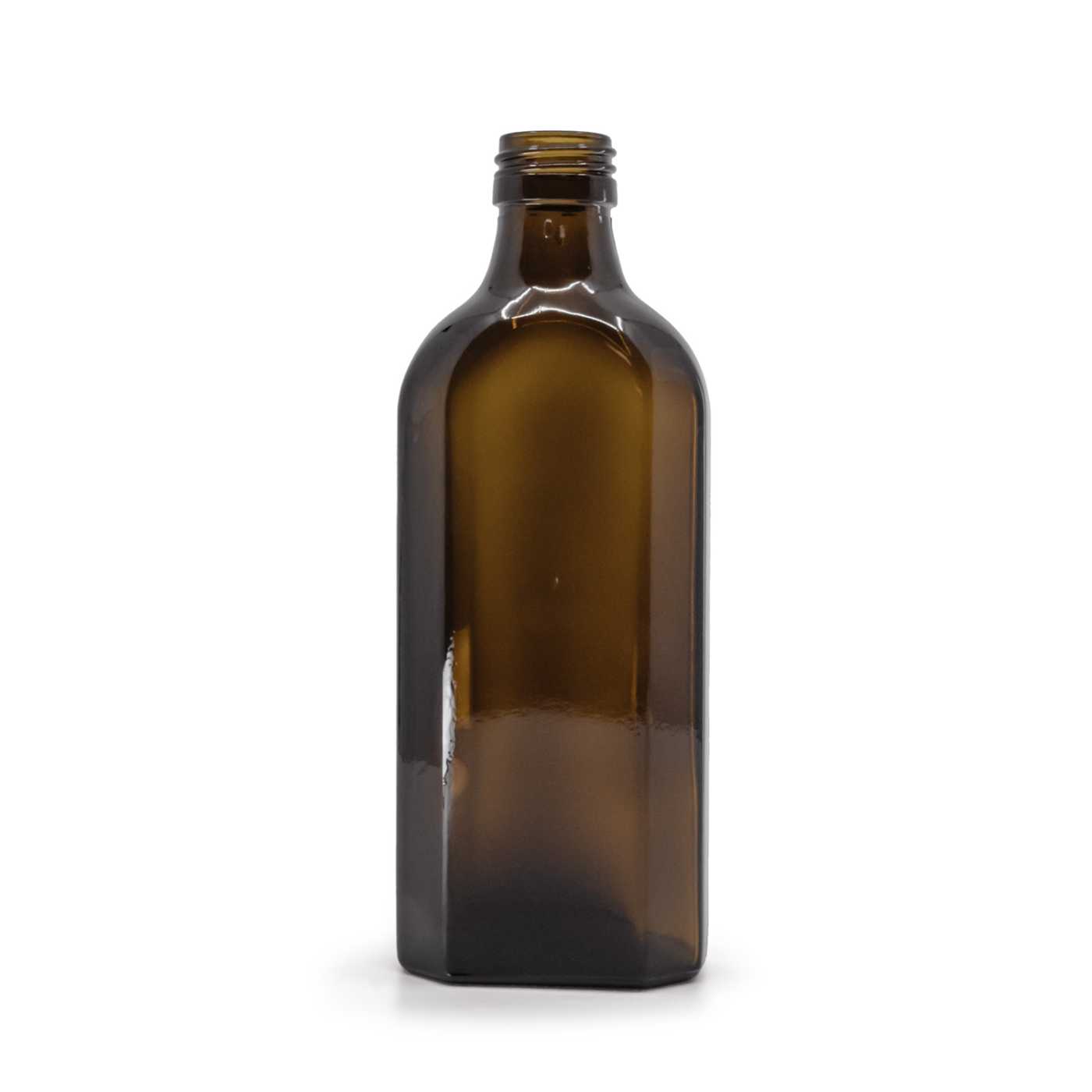 Butelka szklana apteczna, płaska, PP28S, 250 ml