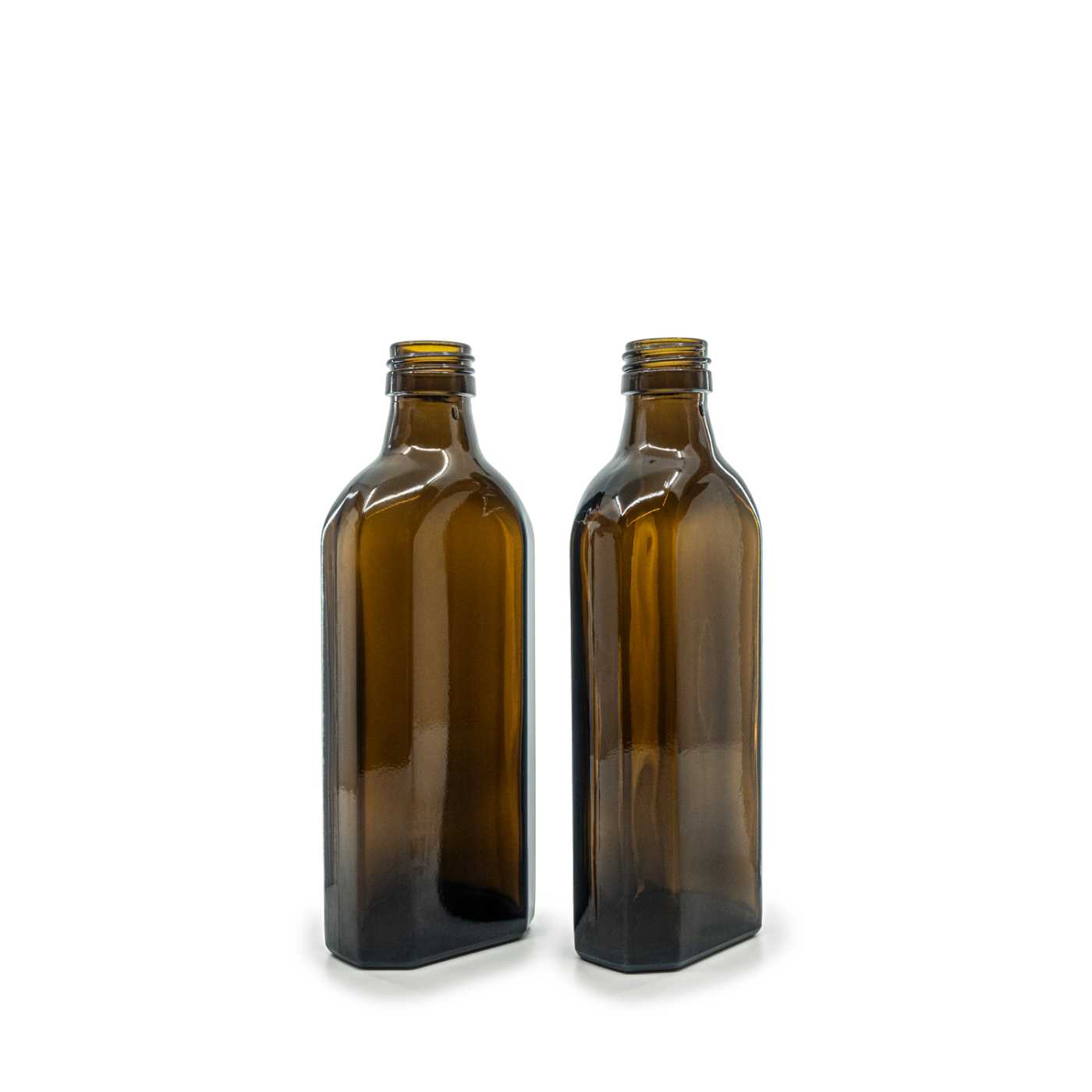 Bouteille en verre brune, PP28S, 250 ml, 45 pcs