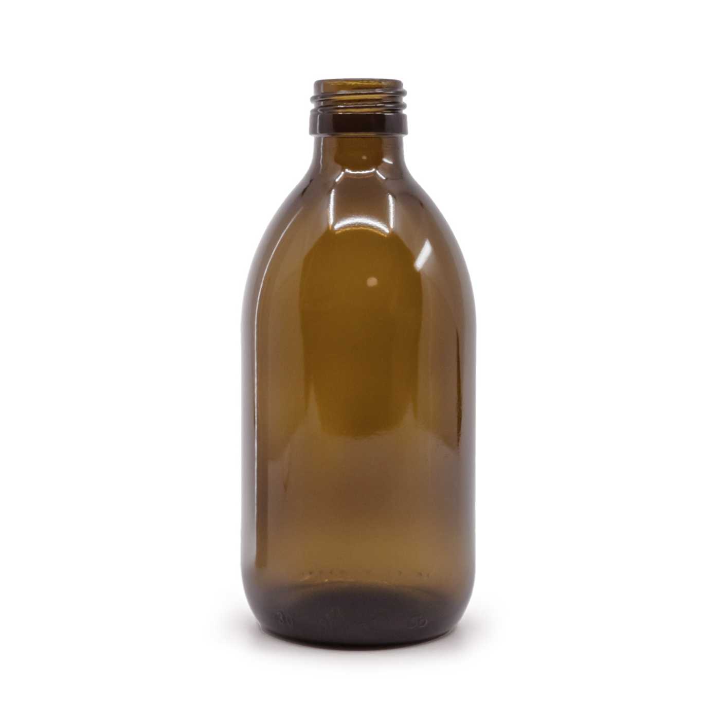 Bouteille en verre brun, PP28S, 300 ml