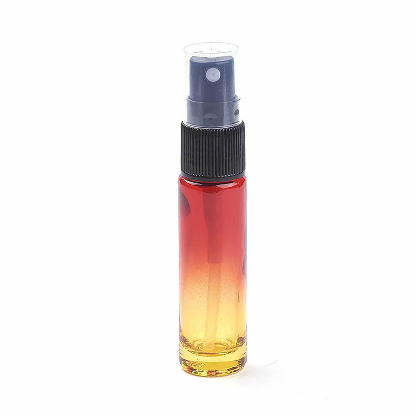 Vaporisateur de parfum en verre rouge-jaune 10 ml