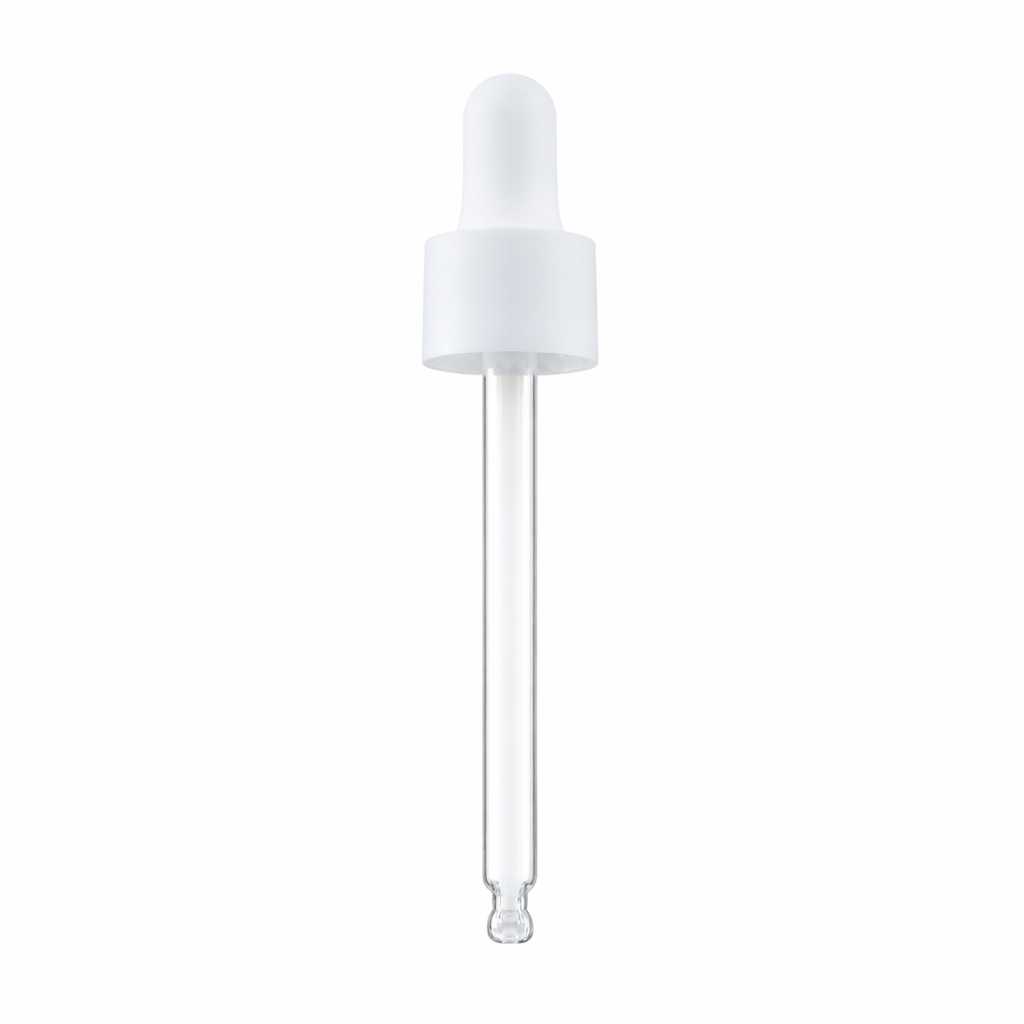 Weißes mattes glattes Pipettenverschluss, 84 mm