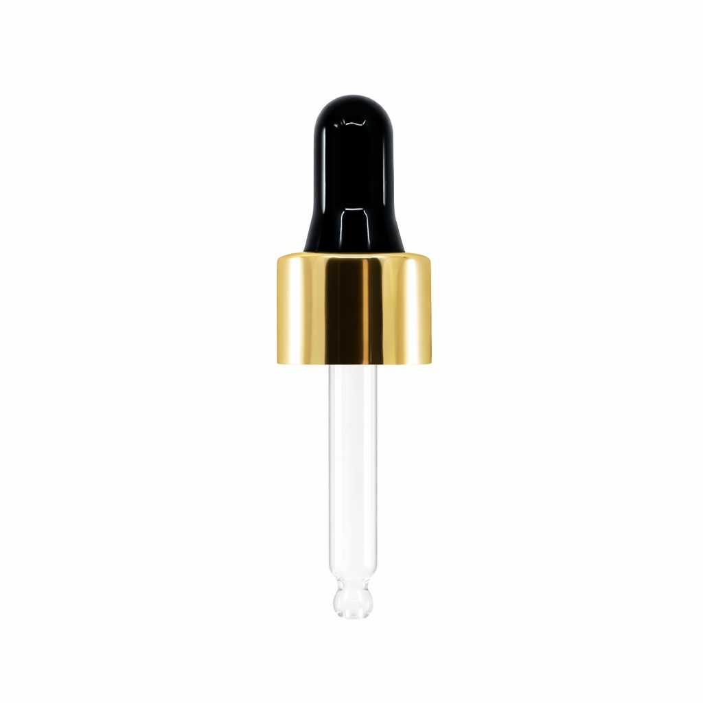 Schwarzes-goldenes Pipettenaufsatz, 44 mm