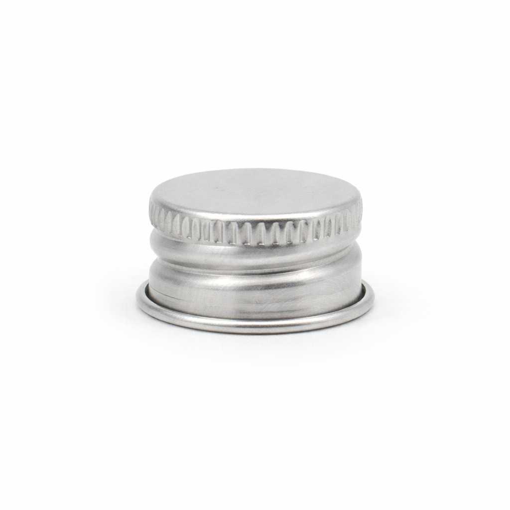 Aluminium-Verschluss, silber, 18 mm