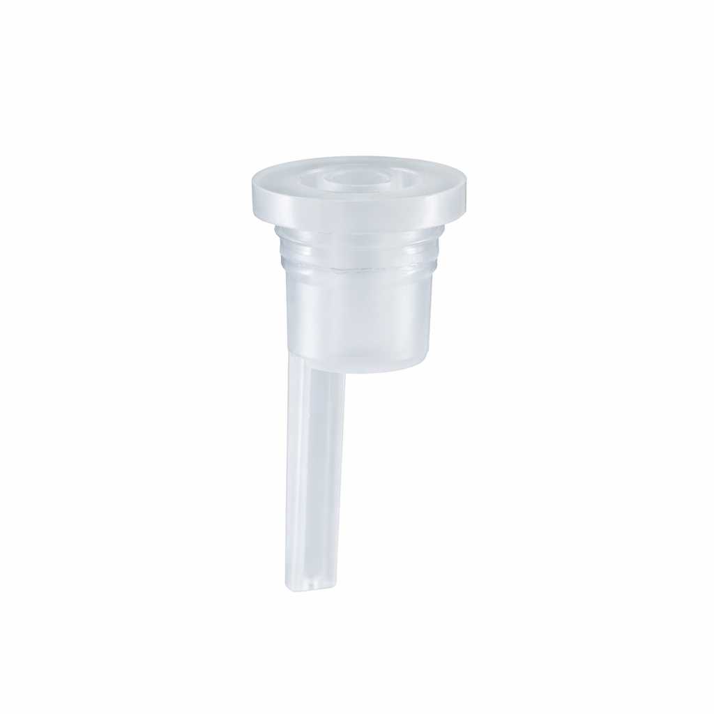 Kunststoff-Tropfeinsatz für Glasflaschen, 18 mm, lang
